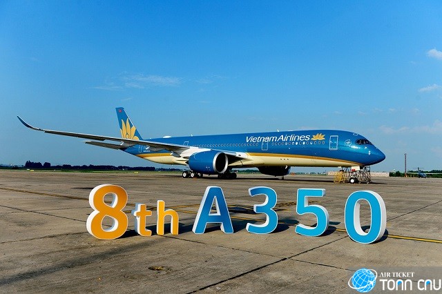 Khám phá dòng máy bay A350 hùng hậu của Vietnam Airlines